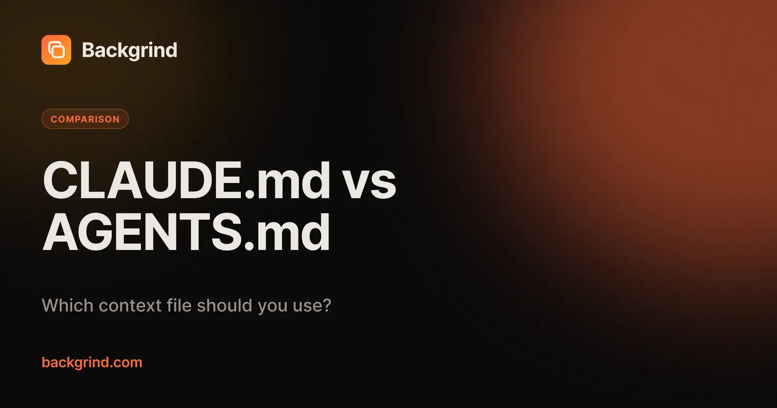 CLAUDE.md vs AGENTS.md: which project context file should you use?
