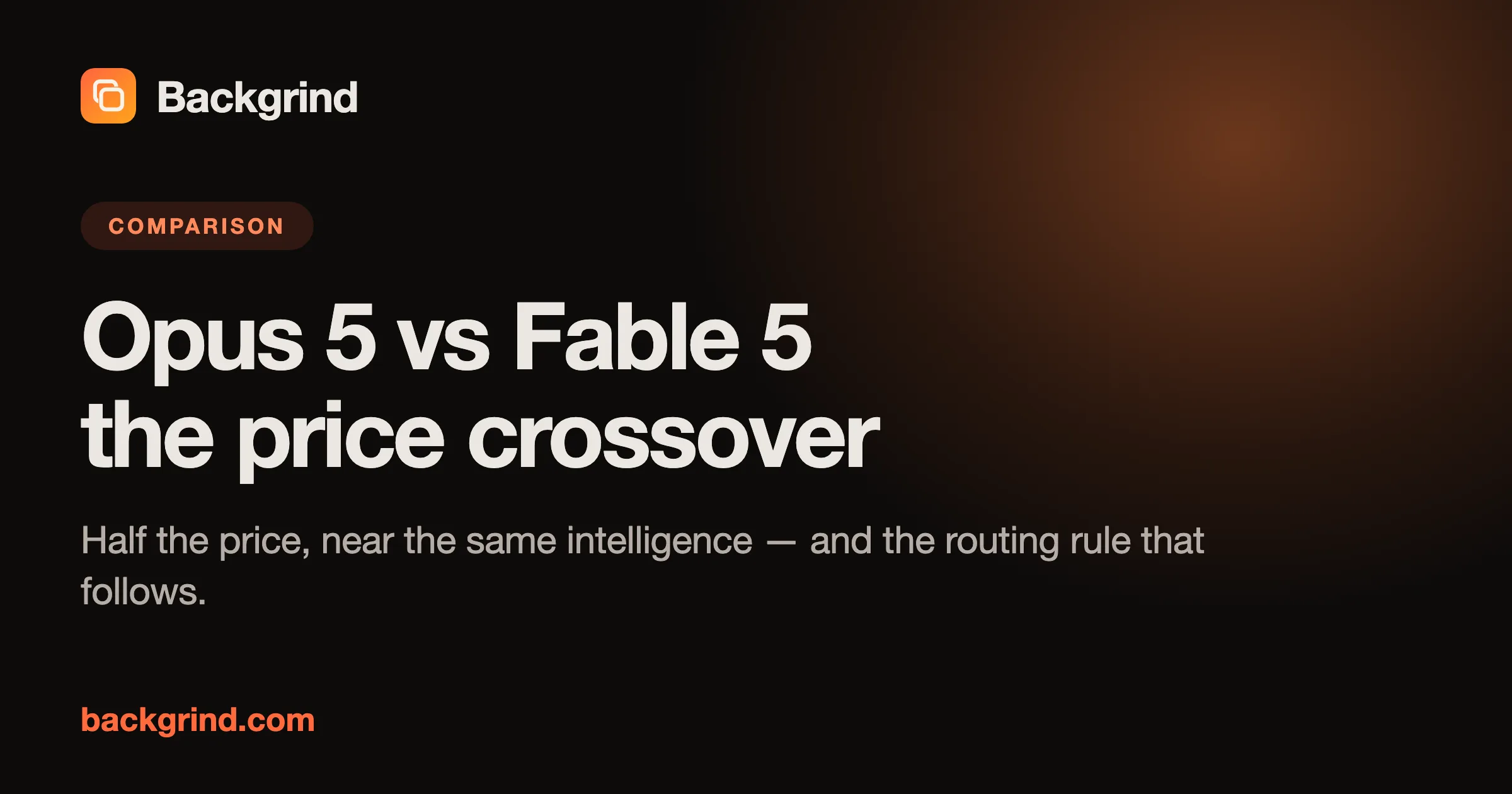 Claude Opus 5 vs Claude Fable 5: the price/capability crossover, in numbers