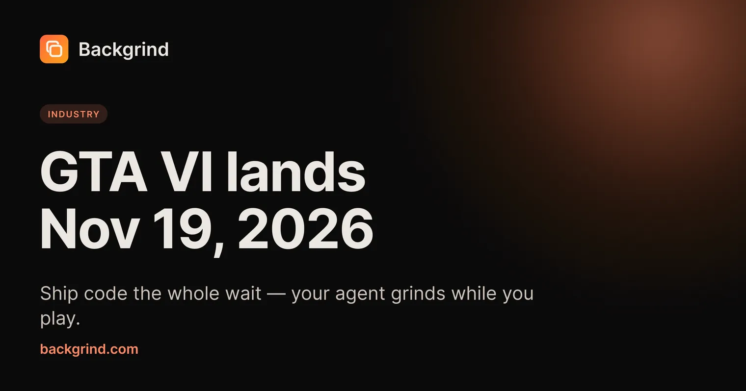 GTA 6 lands November 19, 2026 — here's how to ship code the whole wait