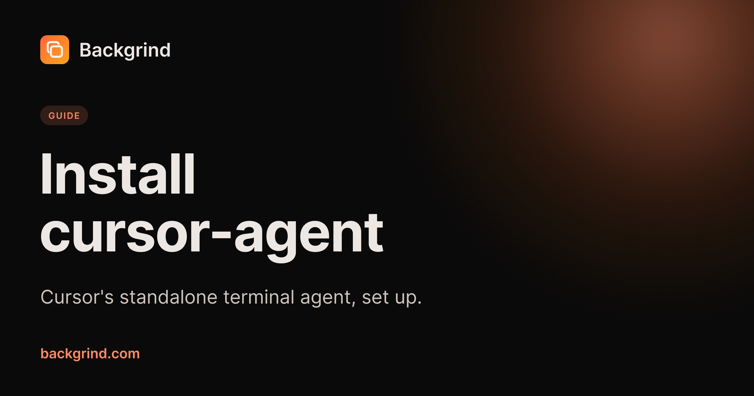 How to install and use cursor-agent (macOS & Windows)