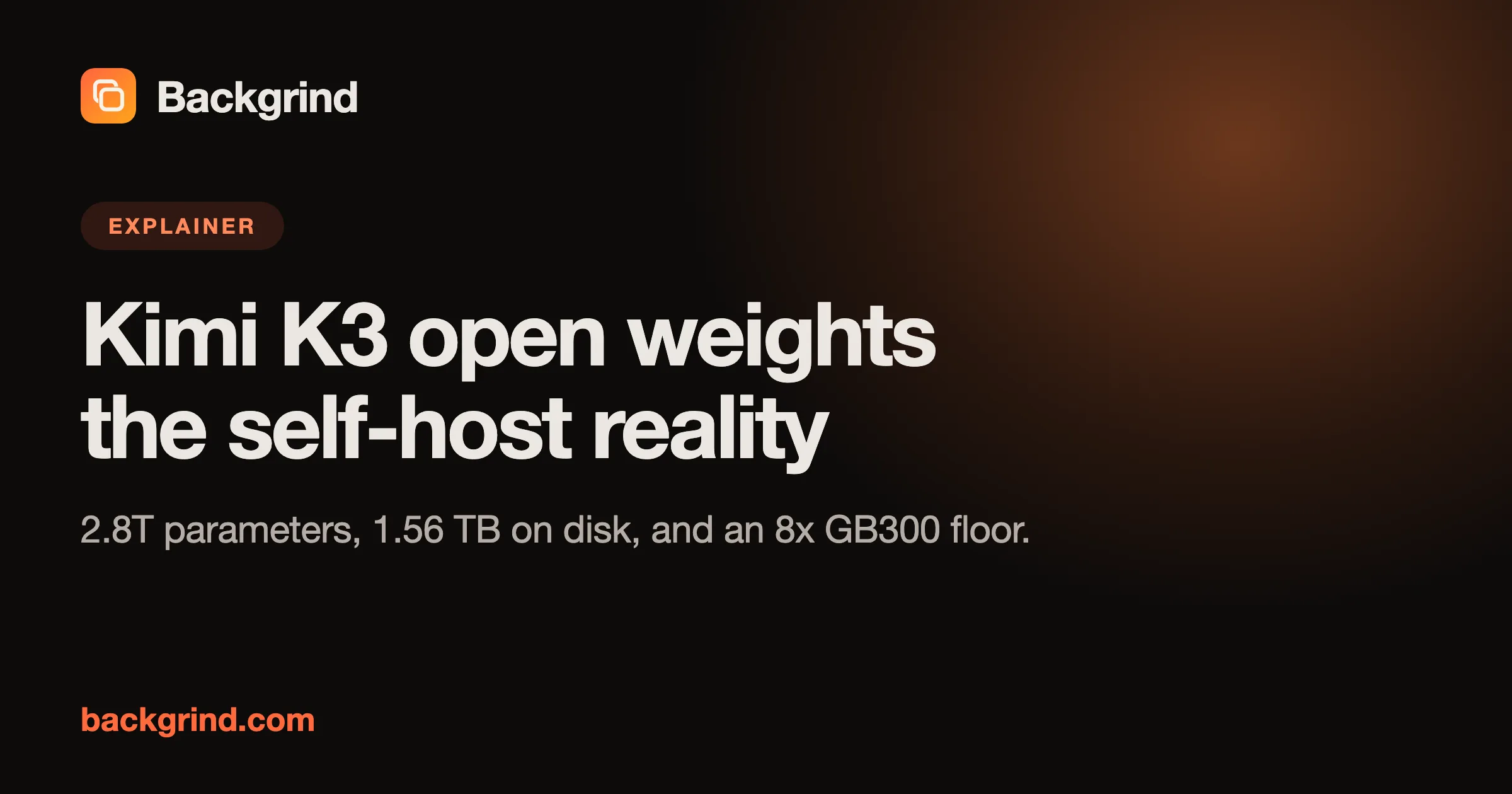 Kimi K3 open weights: the self-hosting reality check
