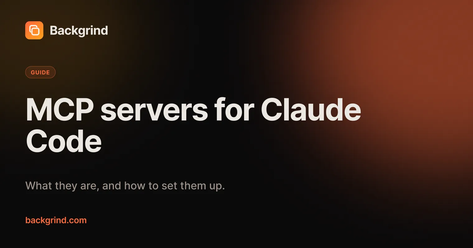 Claude Code MCP servers: what they are and how to set them up