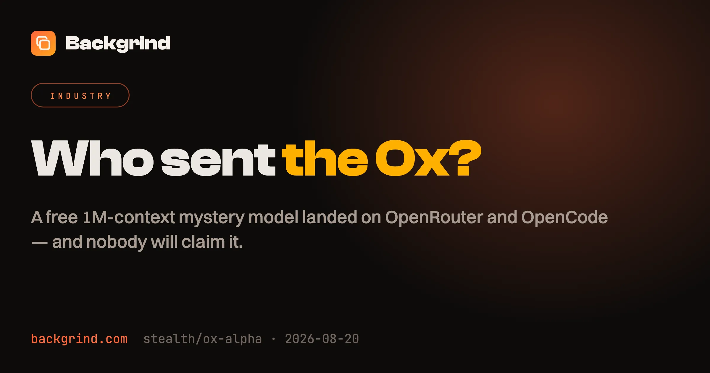 Ox Alpha: what is known, what is guessed, and how to try it free