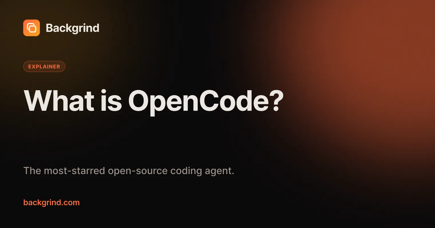 What is OpenCode?