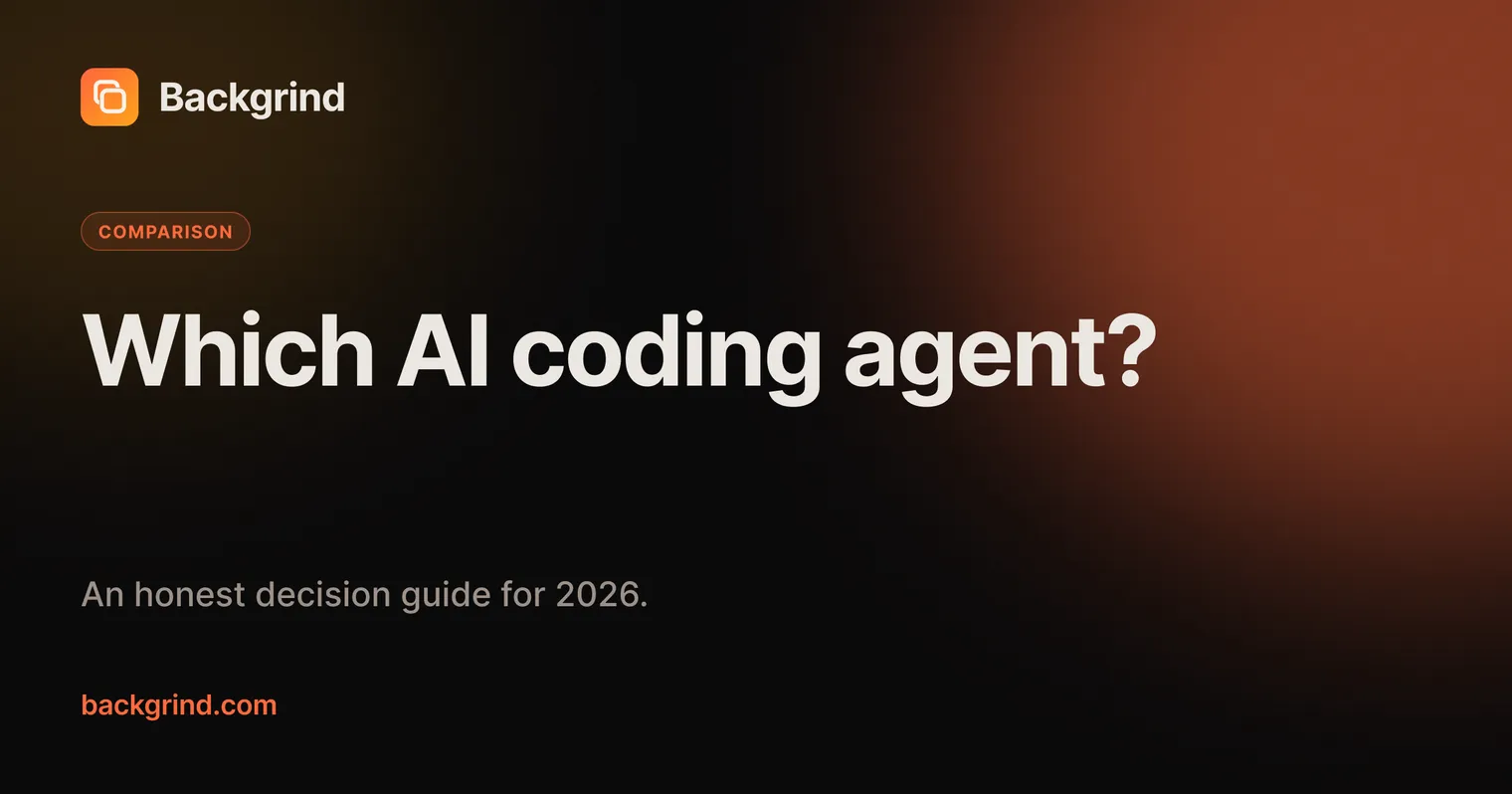 Which AI coding agent should I use? An honest decision guide